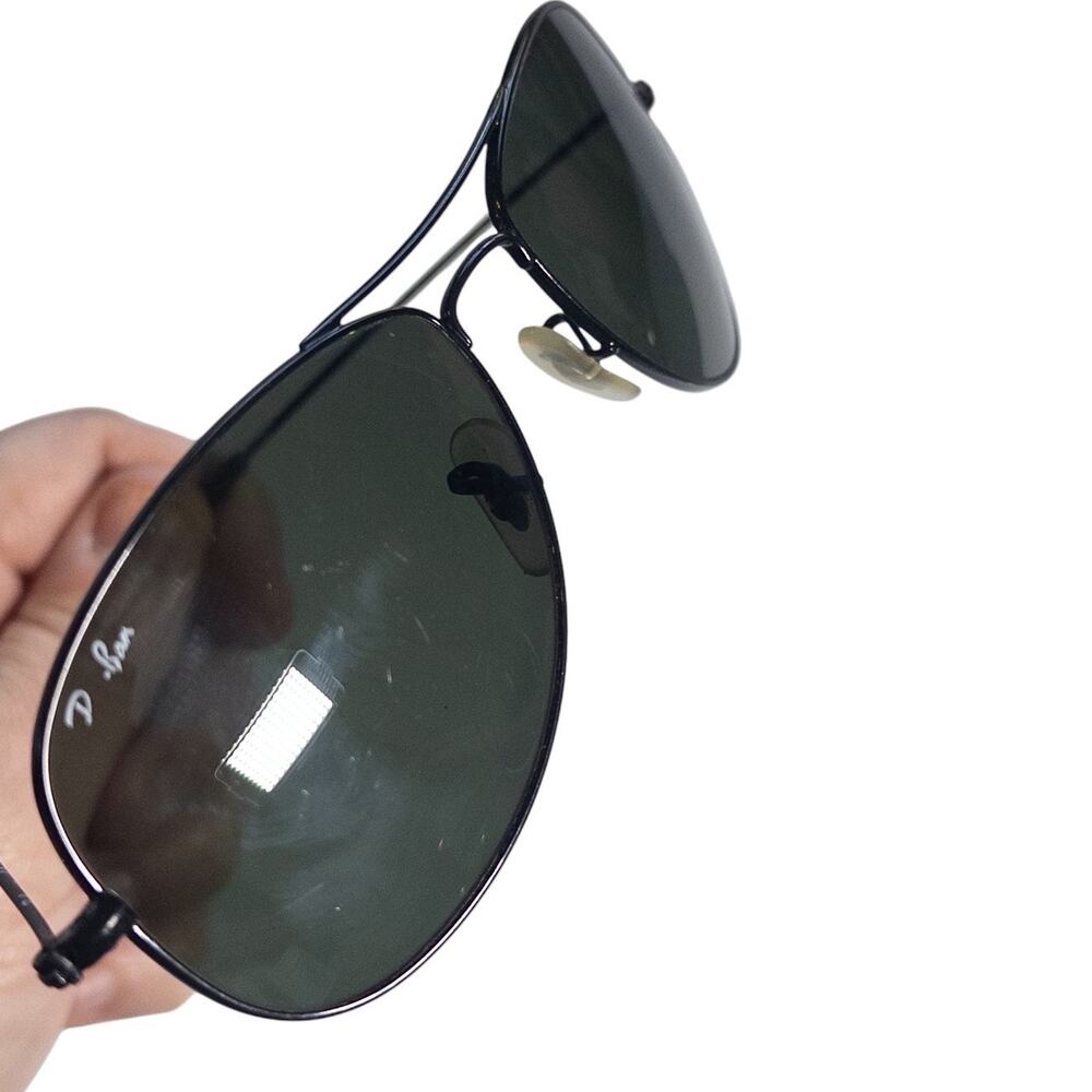 Ray Ban Cockpit Classic Sunglasses RB3362 Black Frames G-15 Green Lens with Case